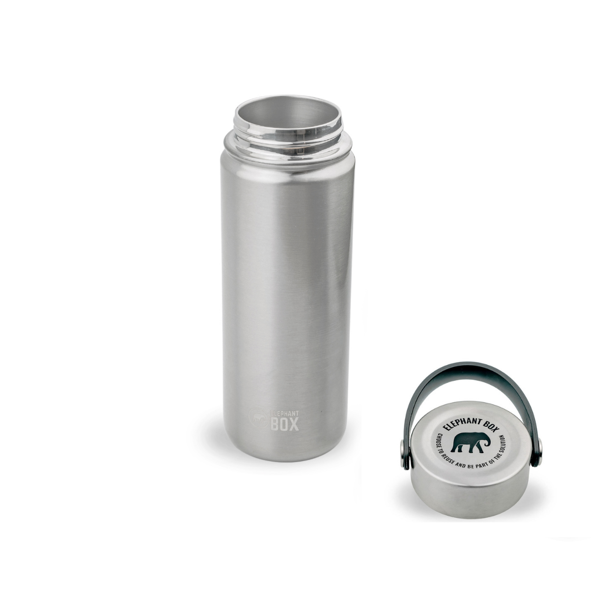 Insulated Water Bottle 500ml - Steel Cap