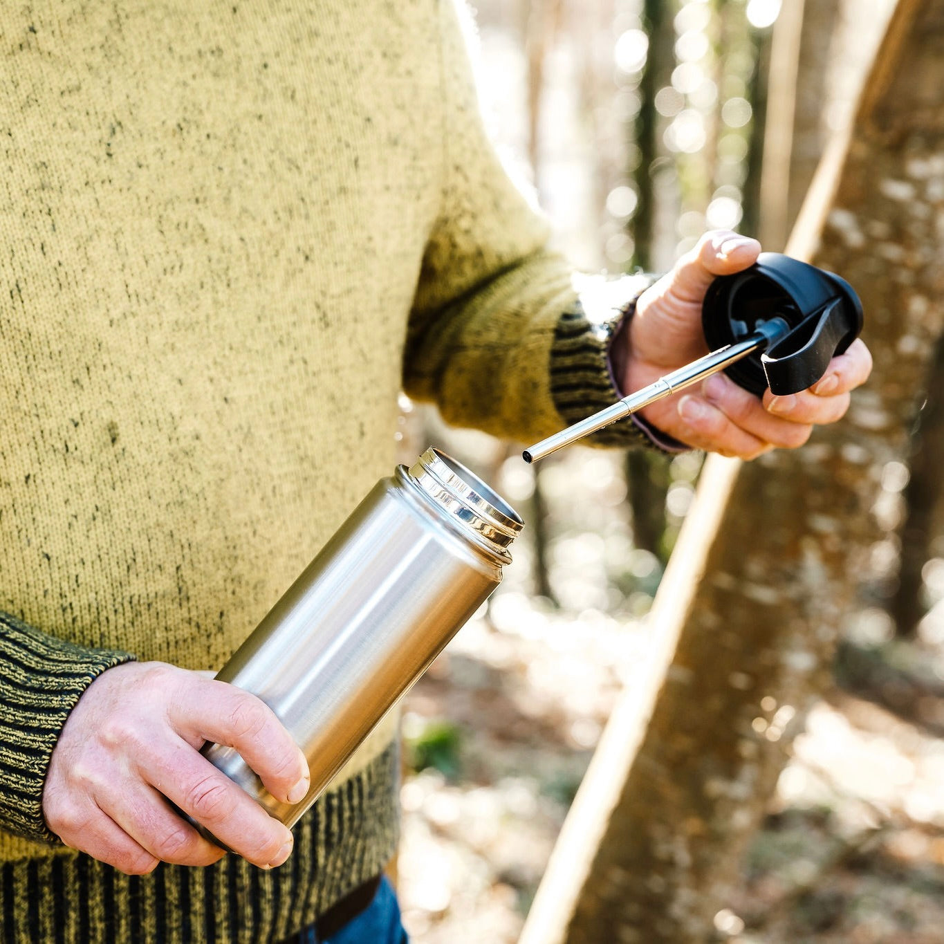 Insulated Water Bottle 500ml - Sports Cap