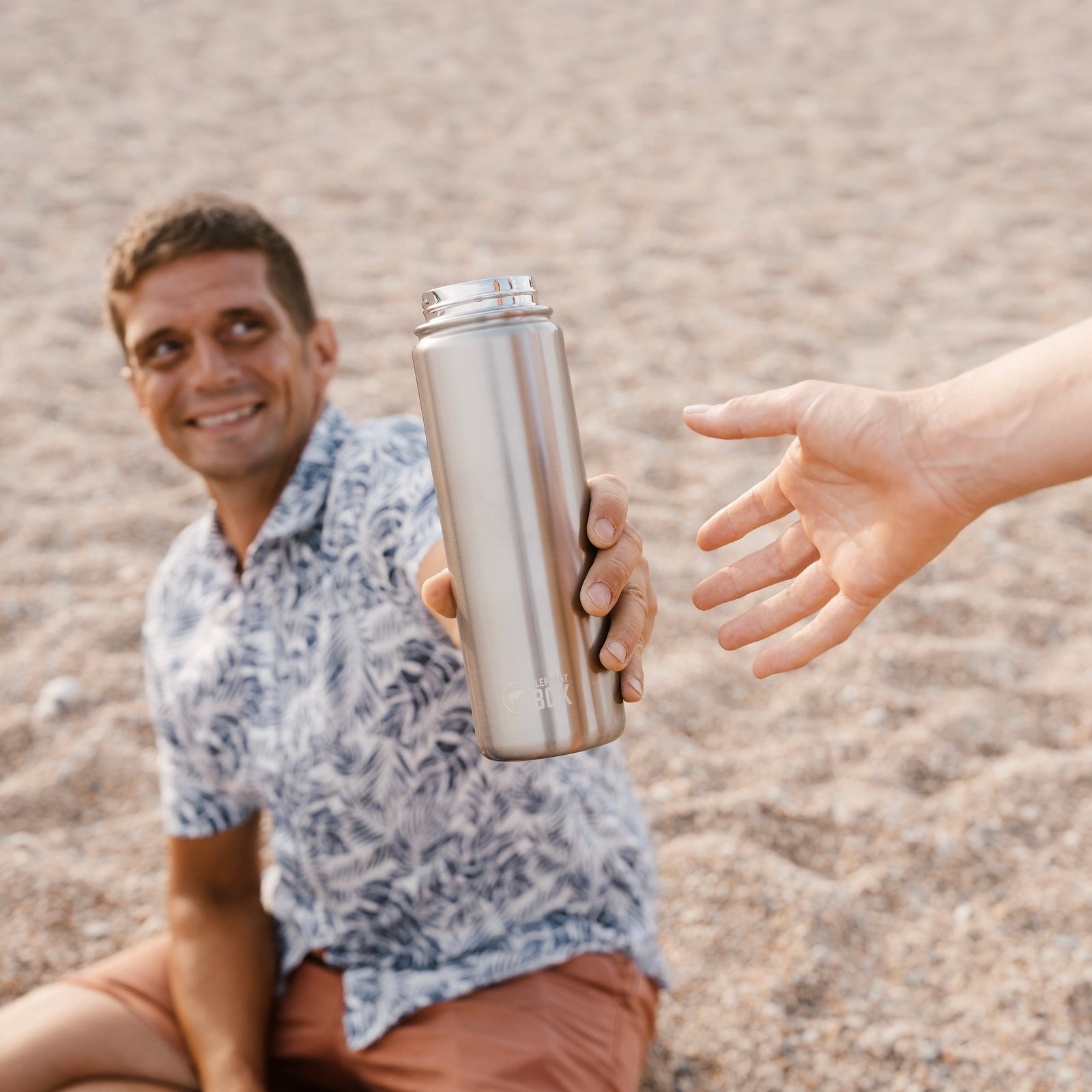Insulated Water Bottle 750ml - Steel Cap