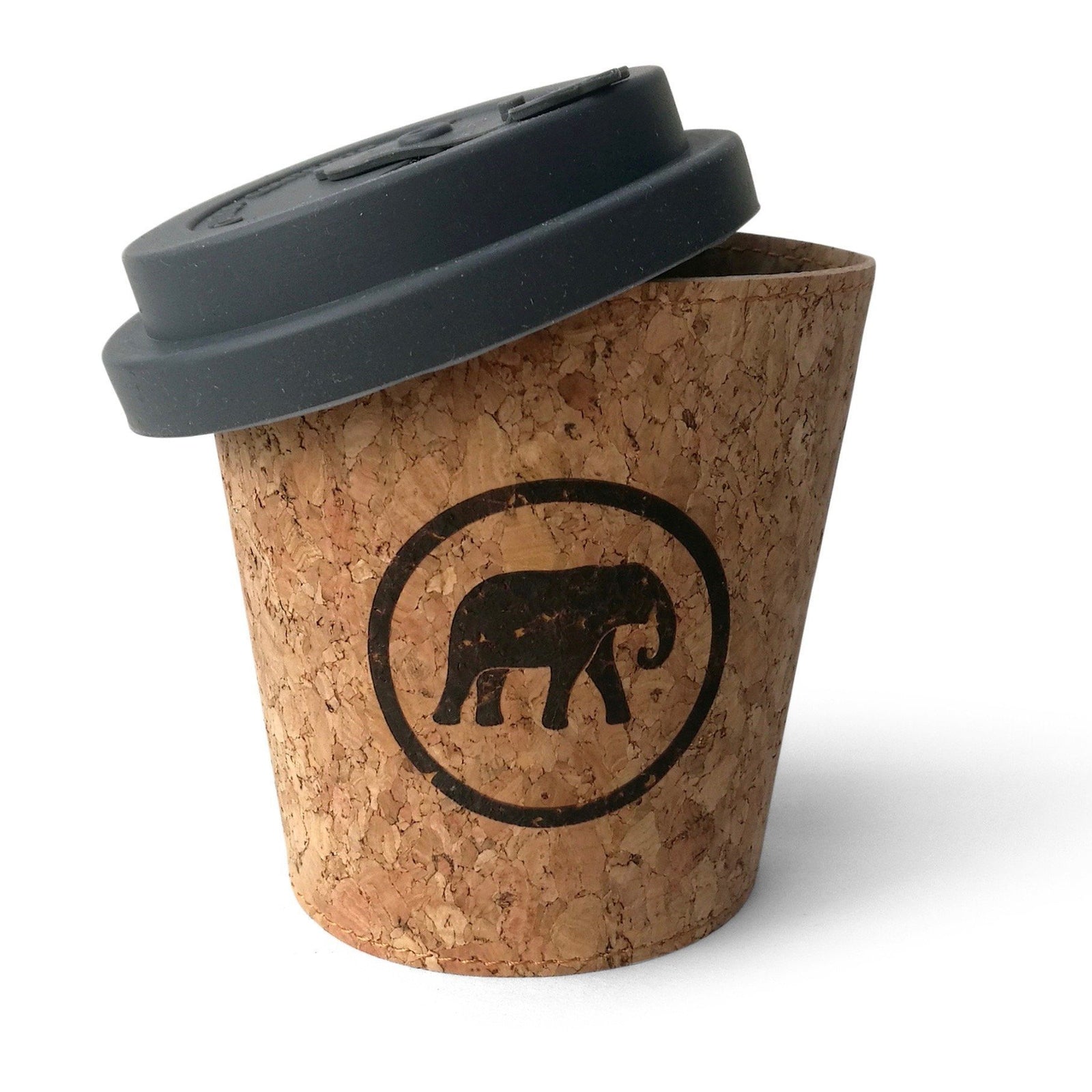 Cork Sleeve & Silicone Lid Combo Elephant Box Grey