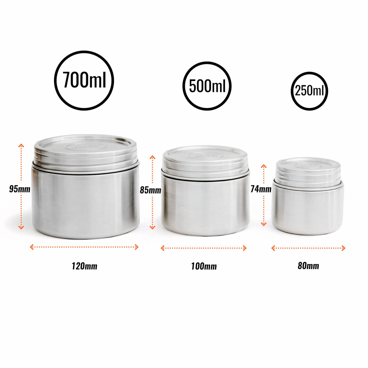 Twist & Lock - Leakproof Trio Elephant Box