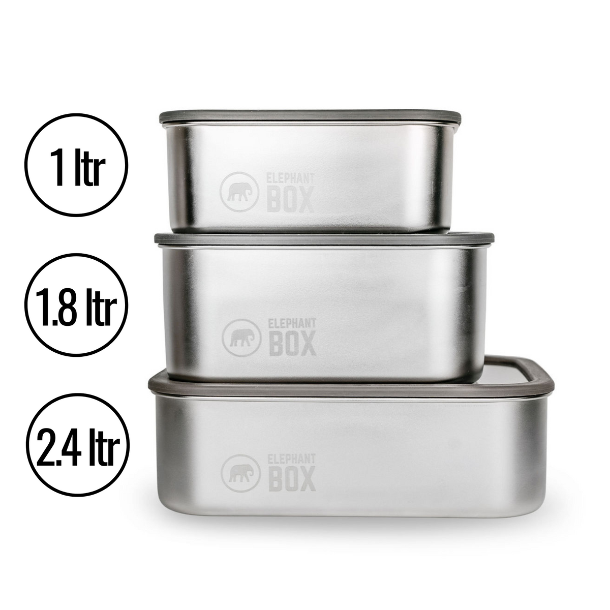 Prep & Store Food Containers - Set of 3