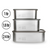 Prep & Store Food Containers - Set of 3