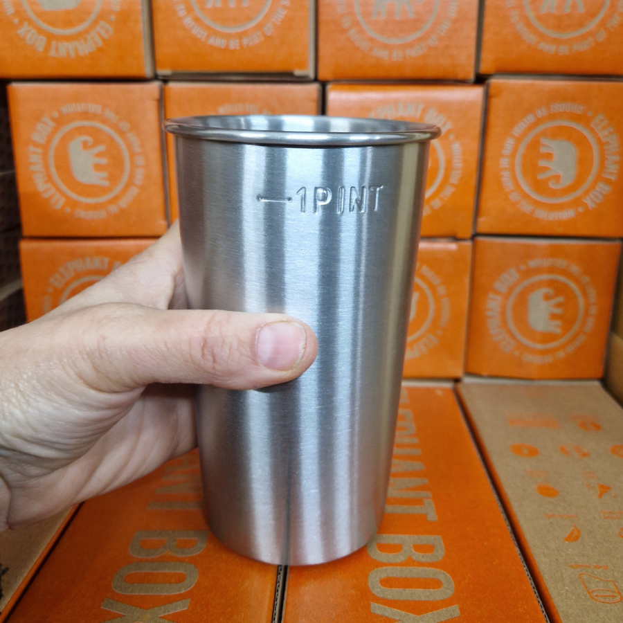 stainless steel pint cup