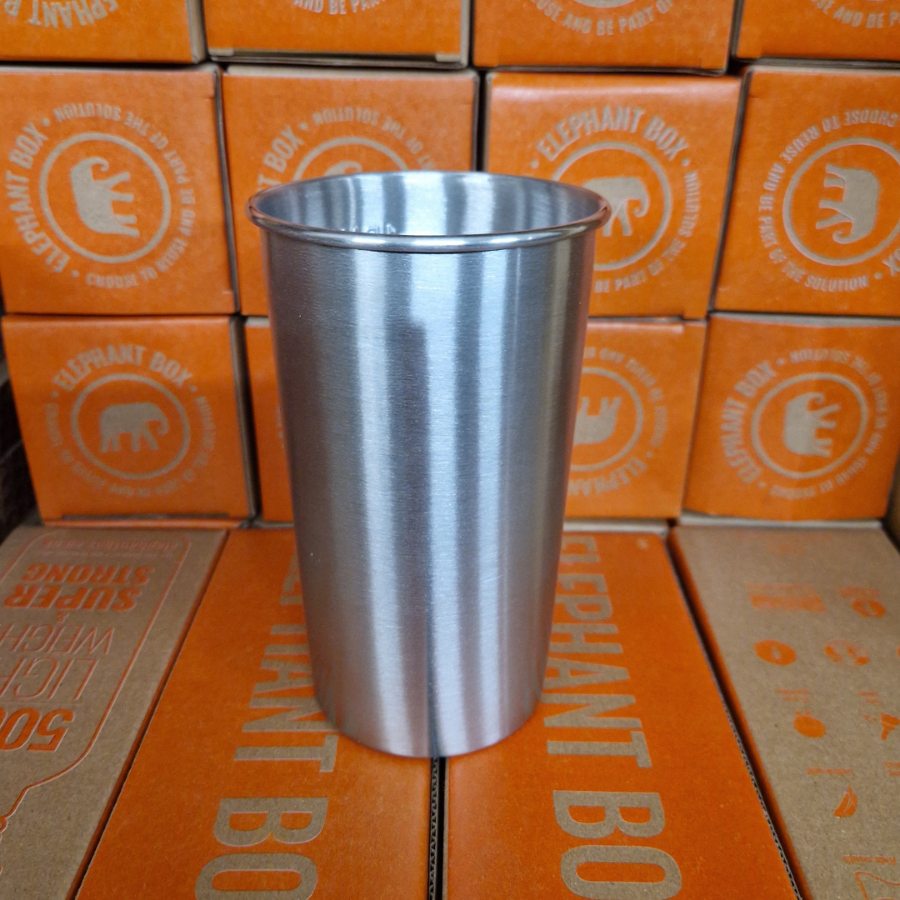 Pint Cup. Stainless Steel 600ml SECONDS