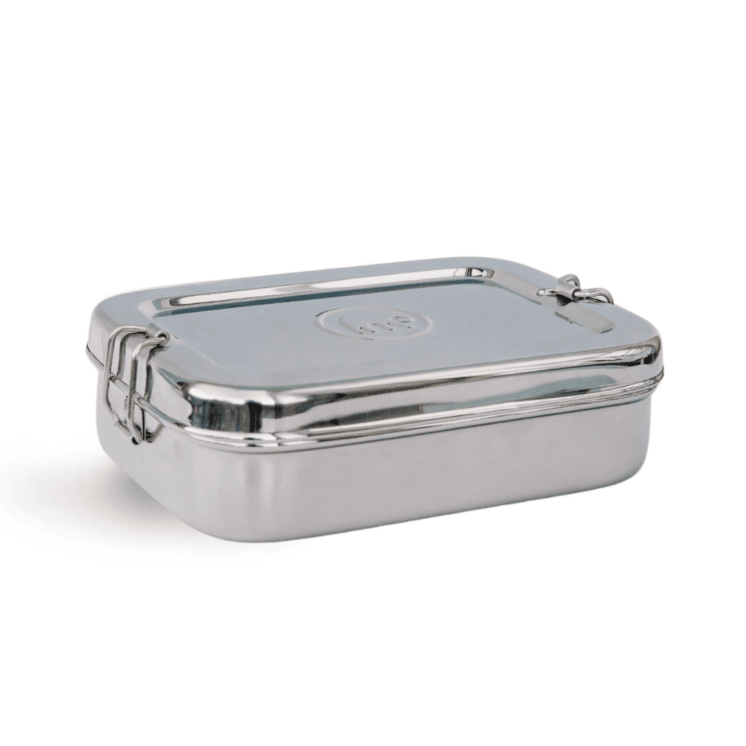 Jumbo Two-In One Stainless Steel Lunch Box from Elephant Box. 