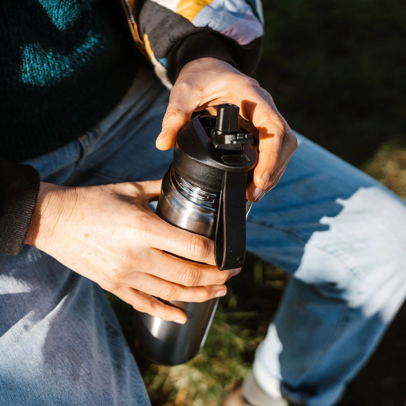 Insulated Water Bottle 750ml - Sports Cap