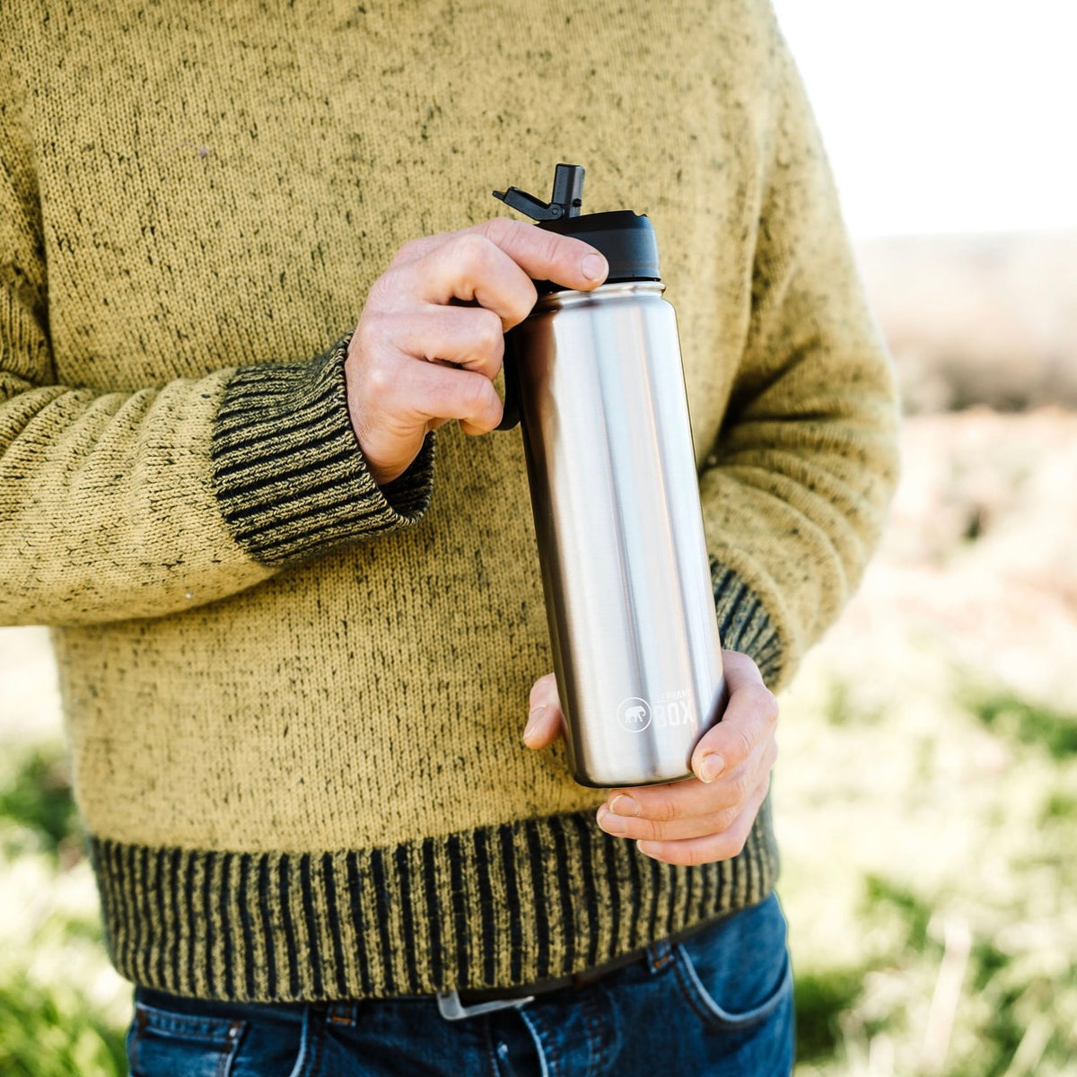 Insulated Water Bottle 750ml - Sports Cap