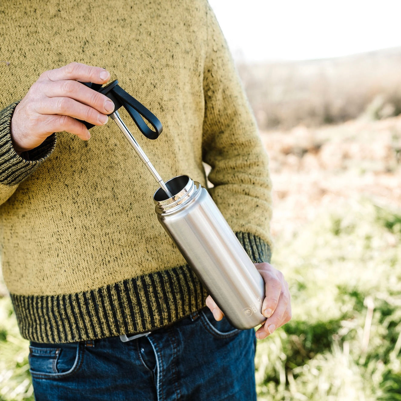 Insulated Water Bottle 750ml - Sports Cap