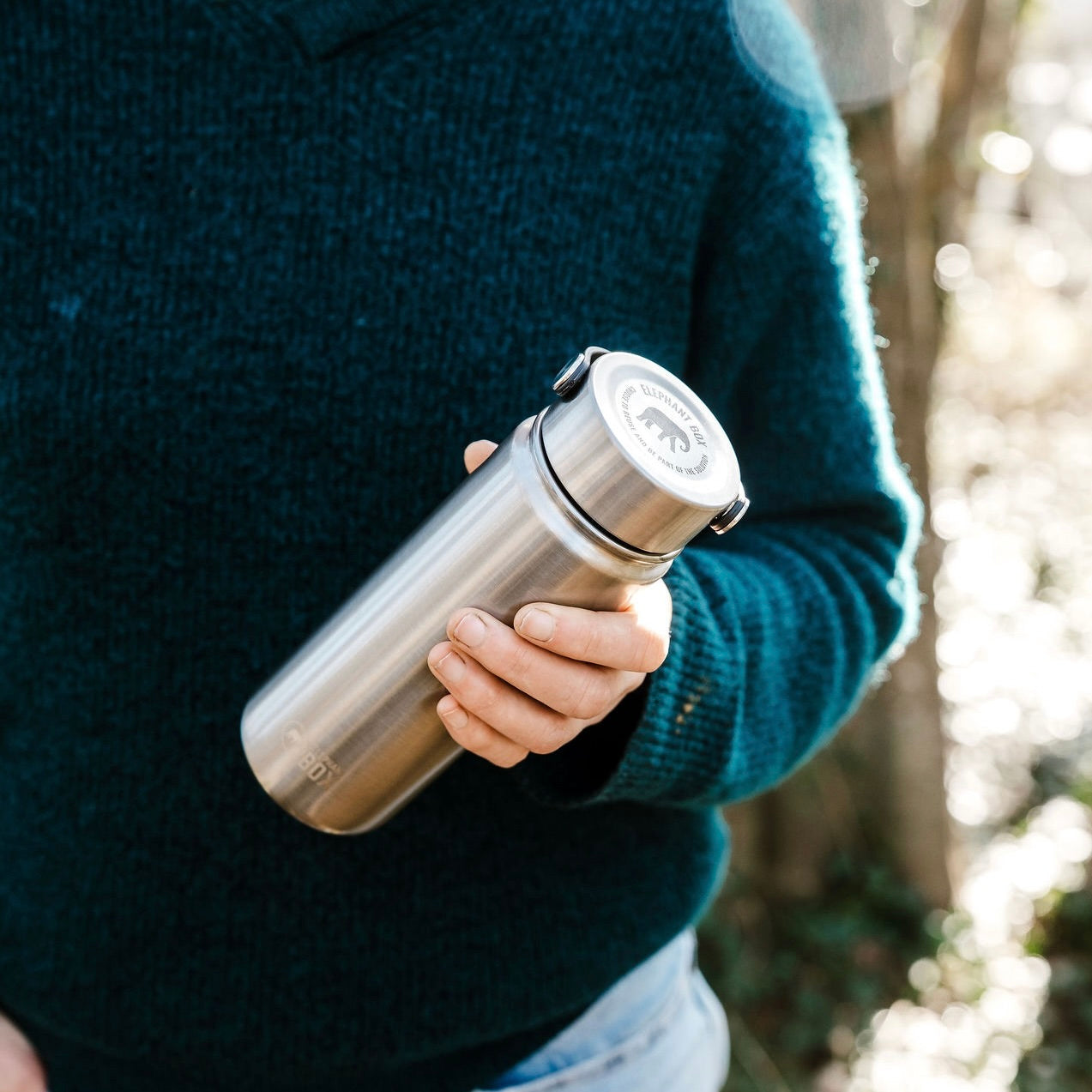 Insulated Water Bottle 750ml - Steel Cap