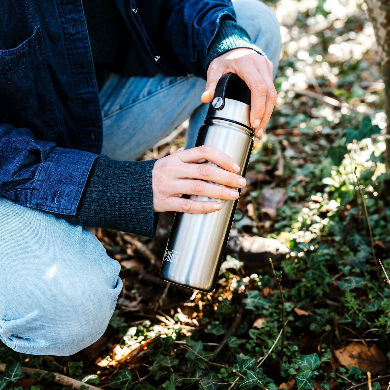 Insulated Water Bottle 750ml - Steel Cap