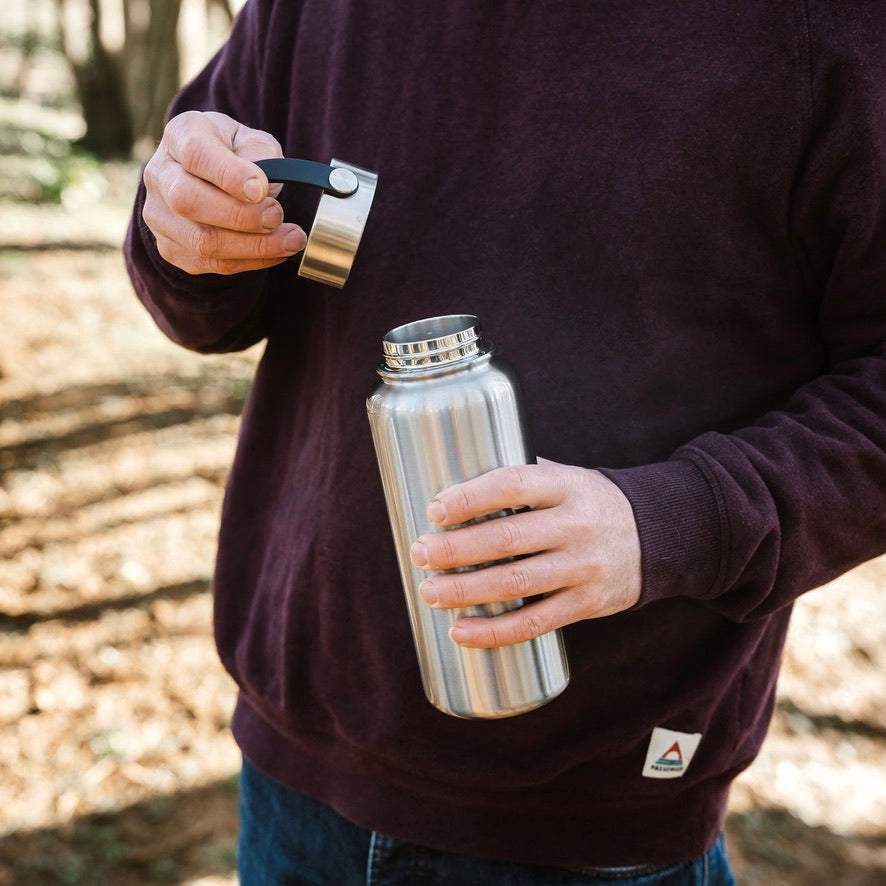 Insulated Water Bottle 950ml - Steel Cap