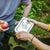 Couple with Elephant Box picnic lunch box. One person holding large steel lunch carrier  