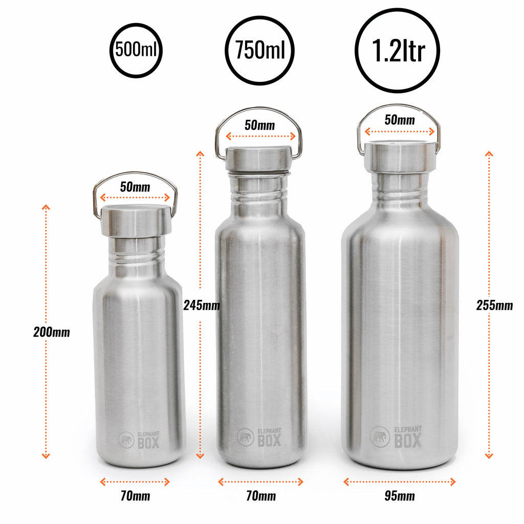 Single Wall Water Bottle - 1.2 litre