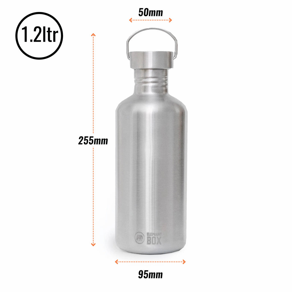 Single Wall Water Bottle 1.2 litre - Wholesale