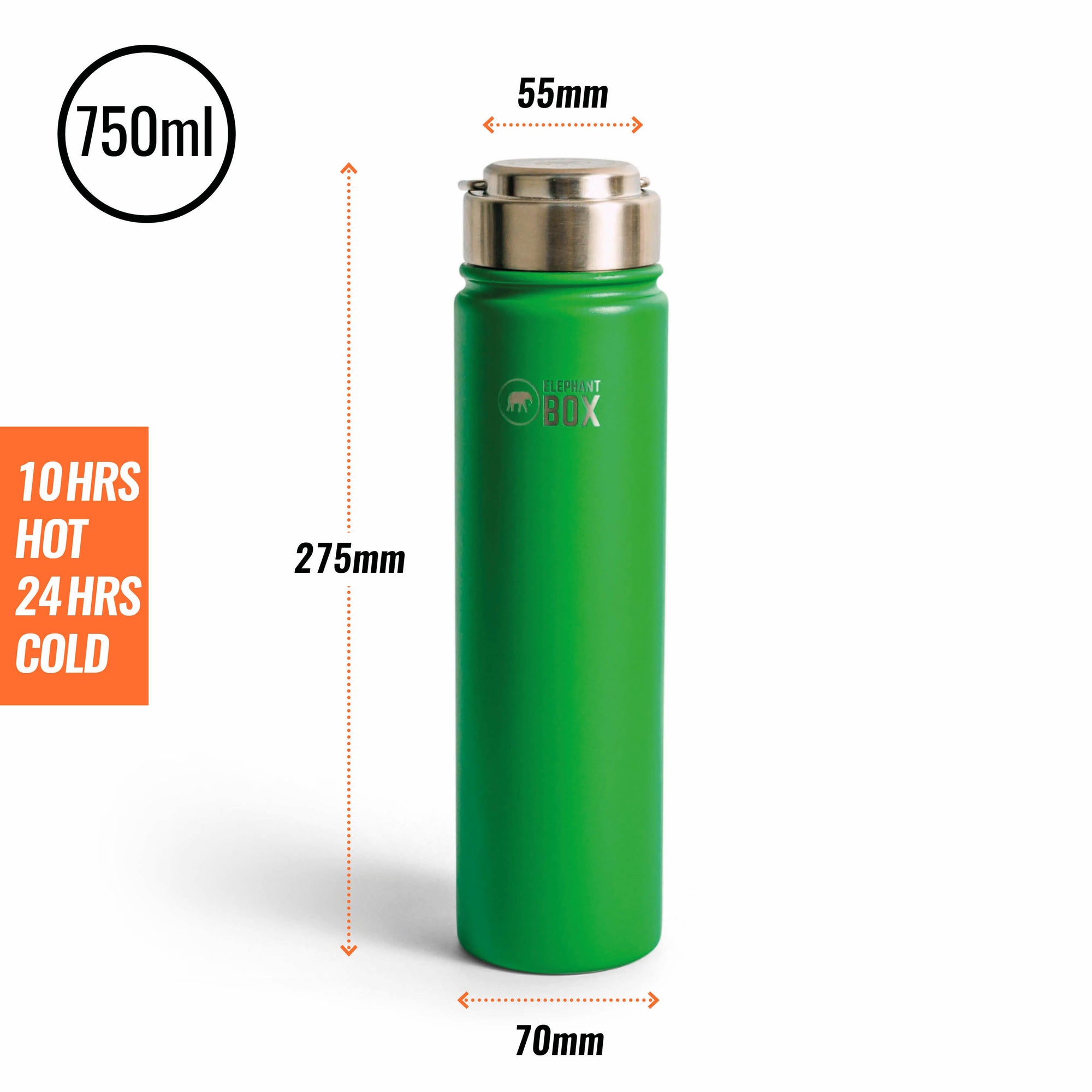 Insulated 1 Liter Stainless Steel Bottle / Thermos with Tribe Logo